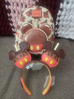 *NEW WITH TAGS*
Disney Loungefly Candy Apple Backpack & Matching Ears