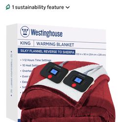 Westinghouse King Electric Blanket Red FACTORY SEALED