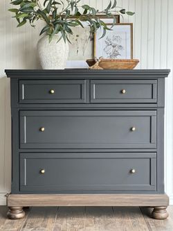 Beautiful Moody Black Dresser/Media