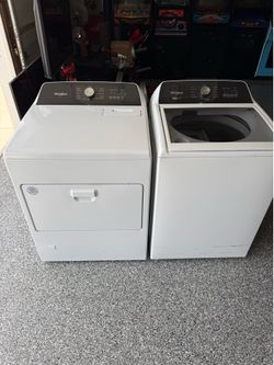 Whirlpool washer and dryer