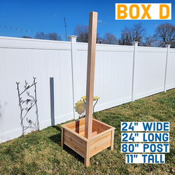 Planter Box with Post