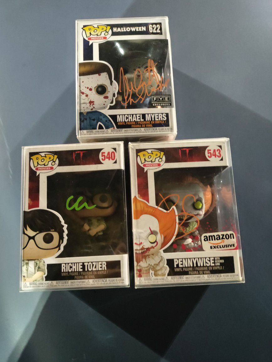 3 Signed Horror Funkos for Sale in South Windsor, CT - OfferUp