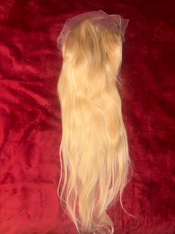 613 Blonde Lace Front Wig Human Hair, 30 Inch 13x6 HD Lace Frontal for Black Women, 180% Density, Straight, Pre Plucked with Baby Hair, Glueless Bleac