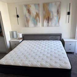 King Size Bed with Mattress 