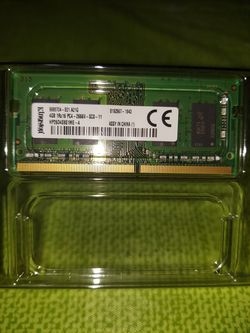 Kingston 4gb DDR4 SODIMM 2666mhz memory