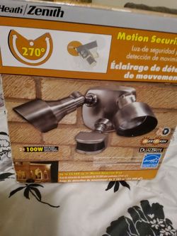 Motion Security Light. Open Box But Never Used