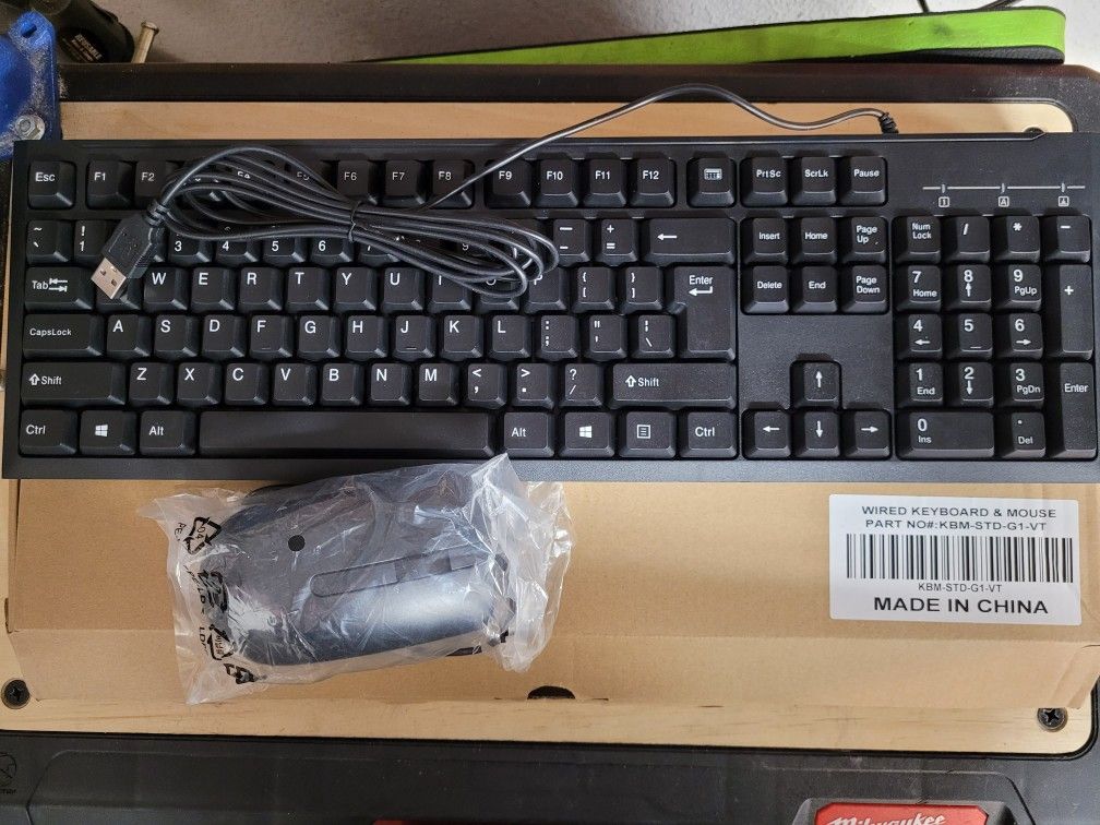 New USB Wired Keyboard & Mouse