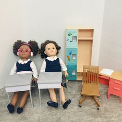 Dolls And School Furniture
