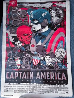 Tyler Stout Captain America: The First Avenger SDCC 2011 Poster