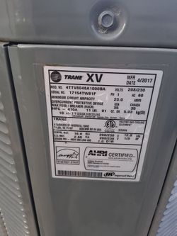 4 ton variable speed Trane condenser (communicating)410a
