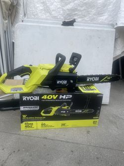 40V HP Brushless 16 in. Battery Cordless Electric Chainsaw (Tool OnlY