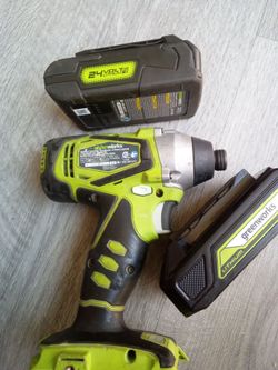 Drill impact 1/4 greenworks 24v lithium