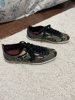 Marc By Marc Jacobs Embossed Python Sneakers