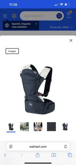 Chicco SideKick Plus 3-in-1 Hip Seat Baby Carrier - Denim (Blue)