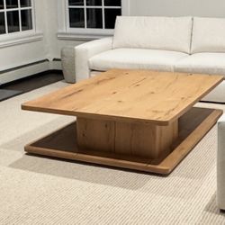 Moe’s “Casey” Large Coffee Table - Rustic Oak