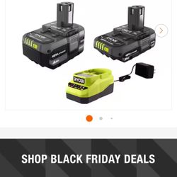 18v Lithium Starter Kit 4Ah Lithium,2AH Litium And Charger