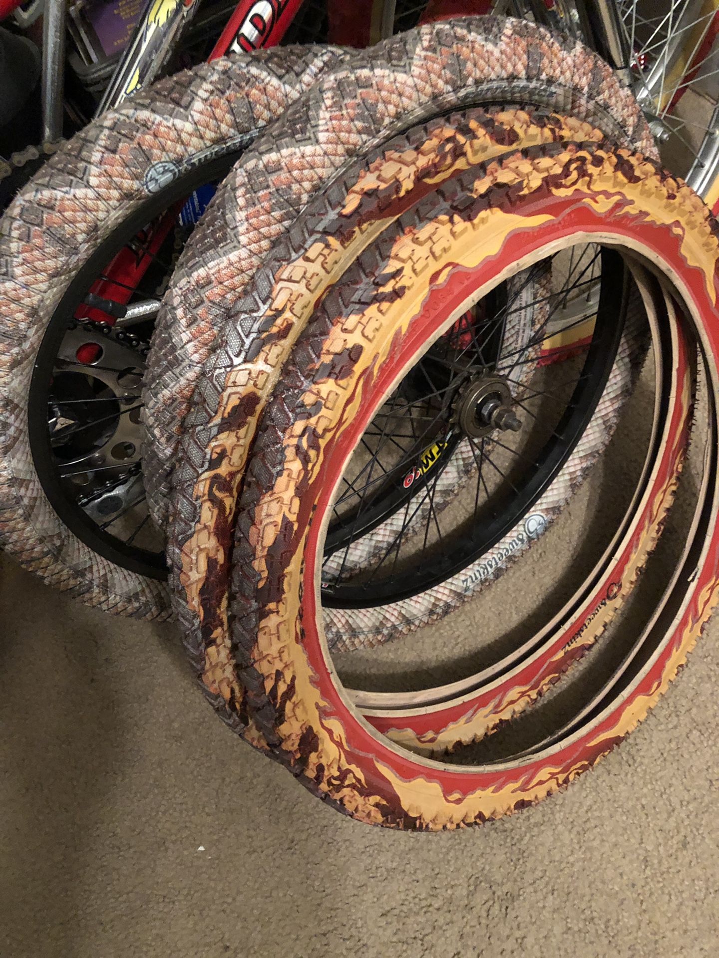 Sweetskinz 20” bmx freestyle tires