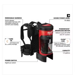 Milwaukee M18 Fuel Backpack Vac