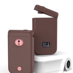 GOGUM D30S Label Maker,Smart Bluetooth Label Maker with 1 Roll Adhesive Label Thermal Paper,Portable Mini Thermal Label Printer for Smartphone Tablet,