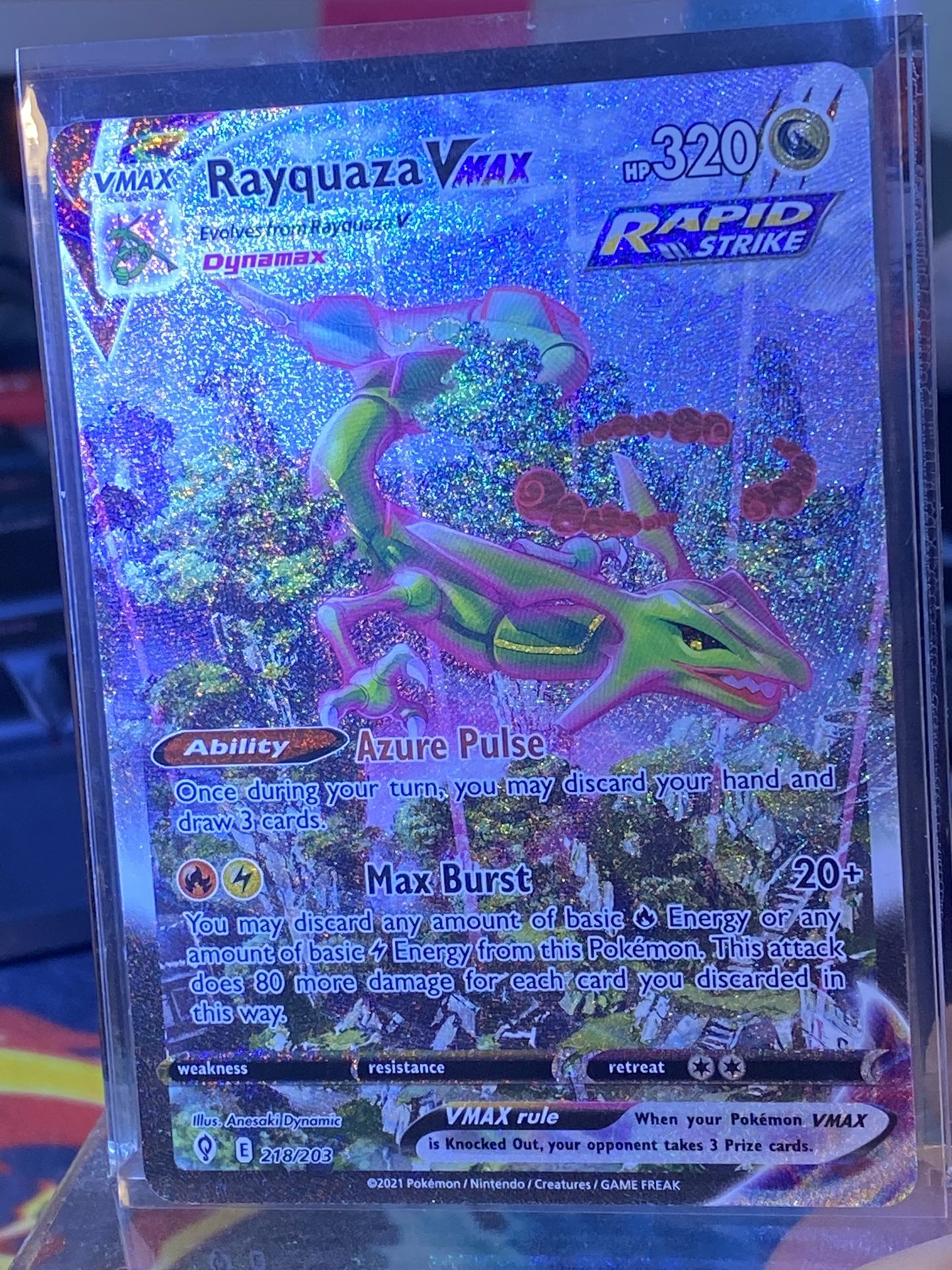 POKEMON, SHINY RAYQUAZA GX 177A BECKETT 10 for Sale in Austin, TX - OfferUp