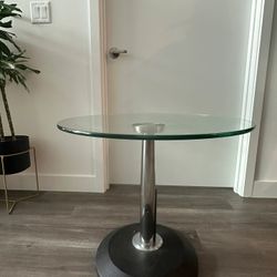 Glass side table/ coffee table