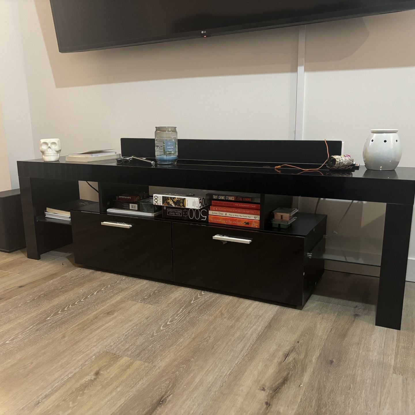 Black 50-70in TV Stand 
