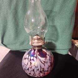 Mt.Saint Helen's Oil Lamp 