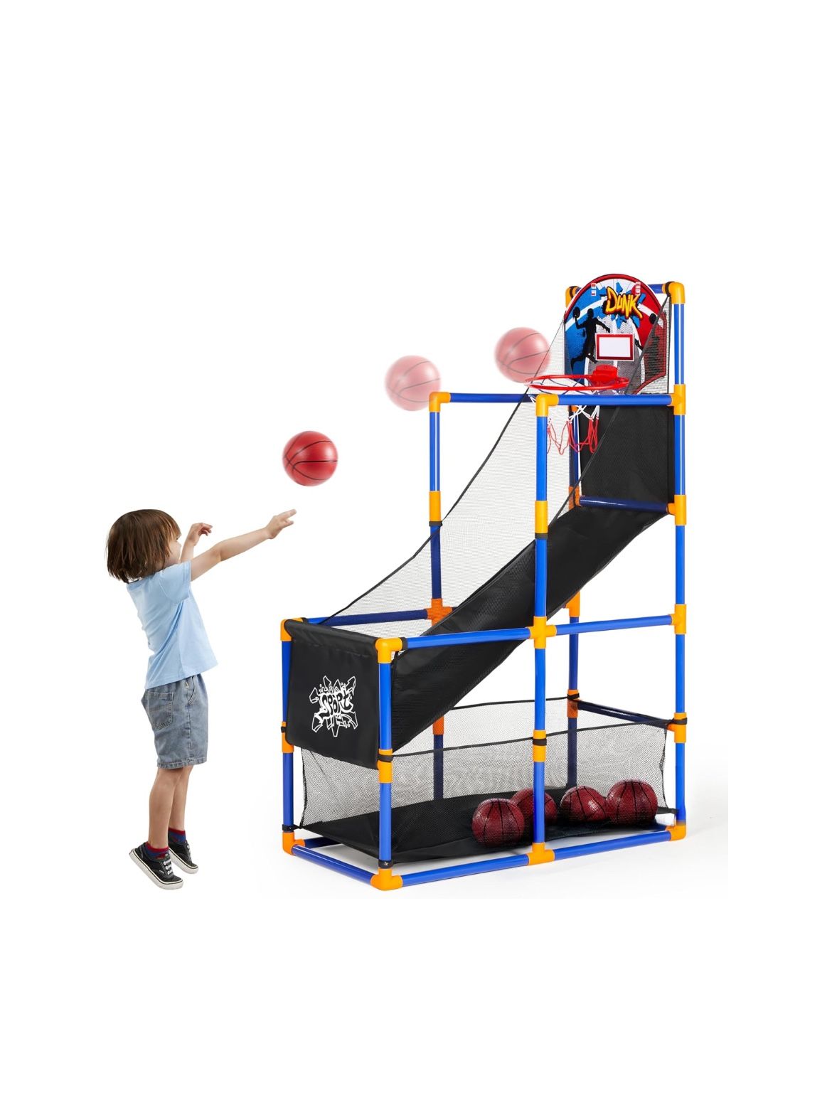 Arcade Basketball Game Set Ages 3+, Indoor/Outdoor