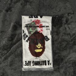 Green and pink bape tee