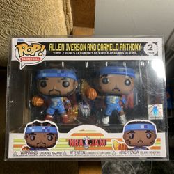 Funko pop basketball nba jam 2 pack Allen iverson and Carmelo Anthony
