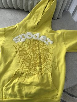 Sp5der Websuit Hoodie Yellow size small