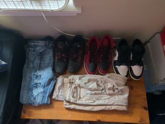 Shoes and jeans