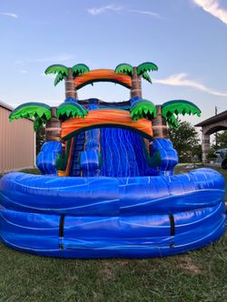 15 foot commercial water slide