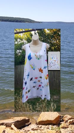 BRAND NEW SLEEVELESS SUMMER DRESS SIZE S/M