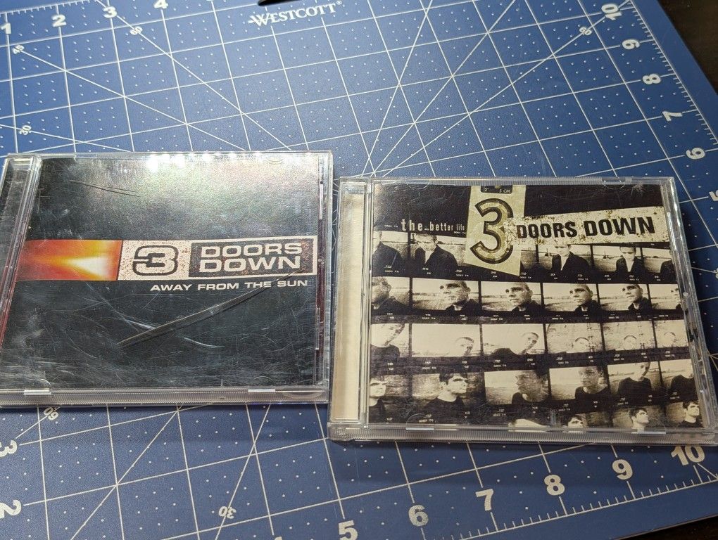 Lot of 2 3 Doors Down CDs: The Better Life & Away From The Sun