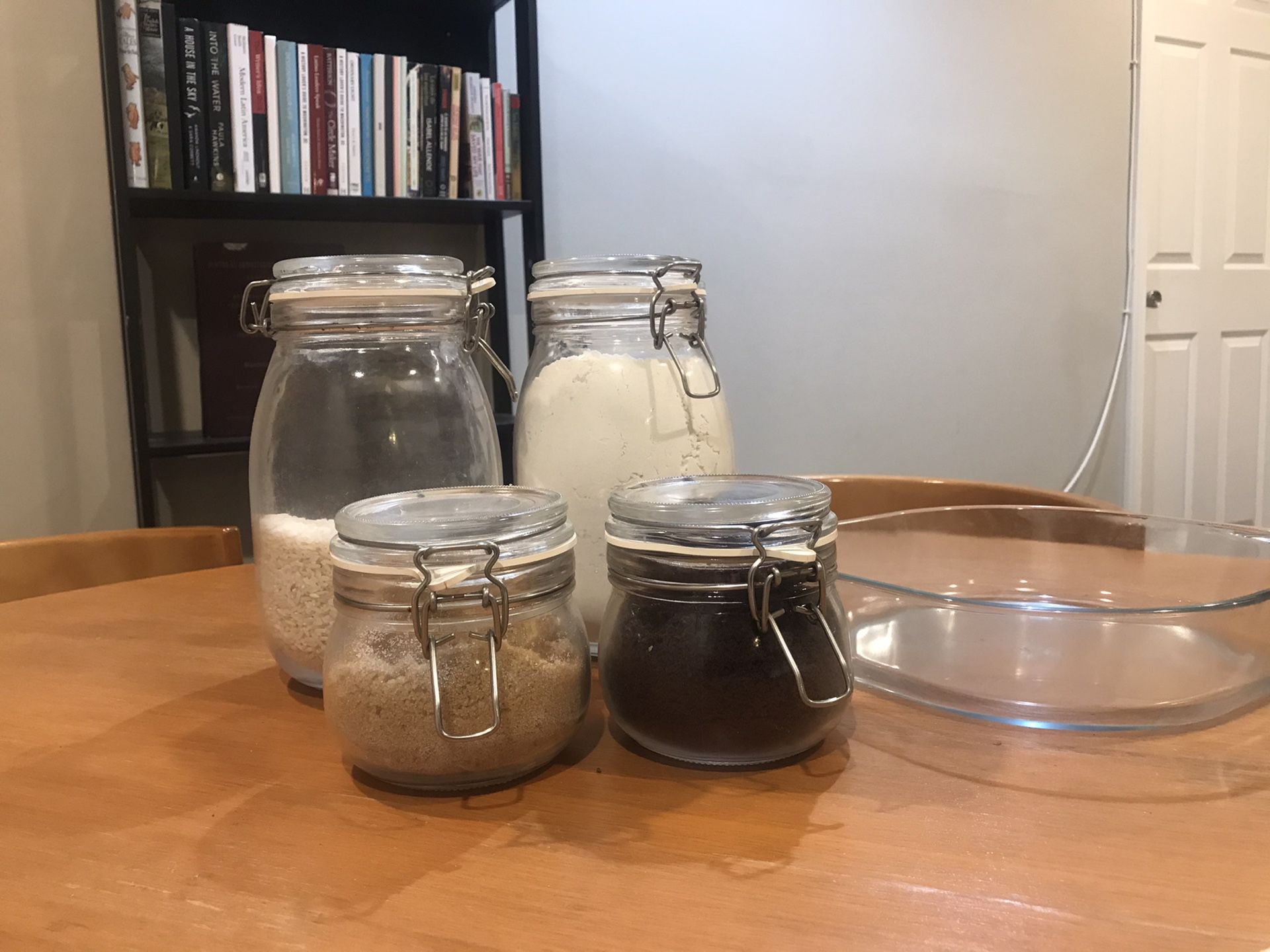 Glass Containers and Baking Dish