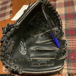 Rawlings Players series baaseball gloves Mizuno 11” with adjustable wrist strap, gently used and correctly broken in.  and 2 baseballs 