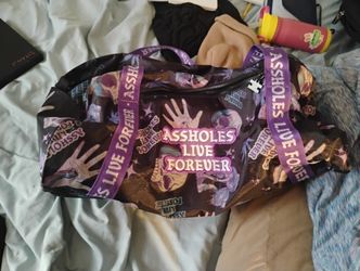 Assholes live Forever Emotional Baggage Duffel Bag