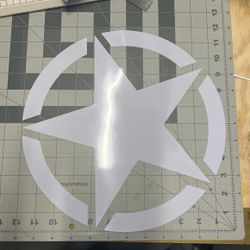 Military Star Decal