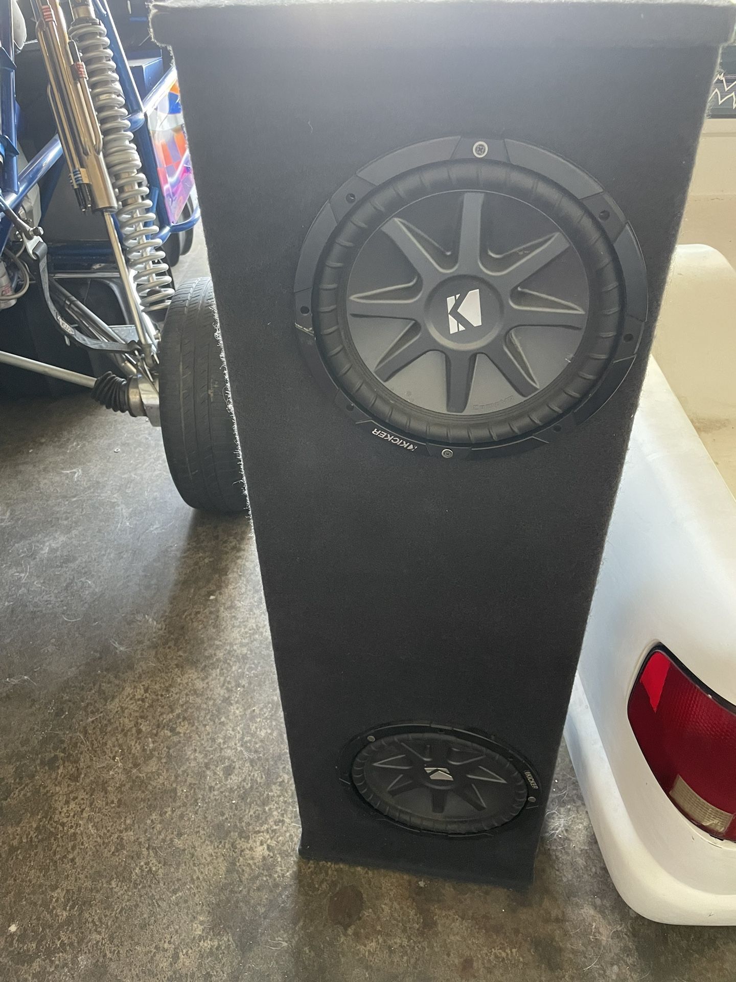 Subwoofer Box With 12” Kickers 