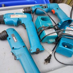 3 MAKITA DRILLS