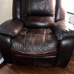 Leather Recliner 