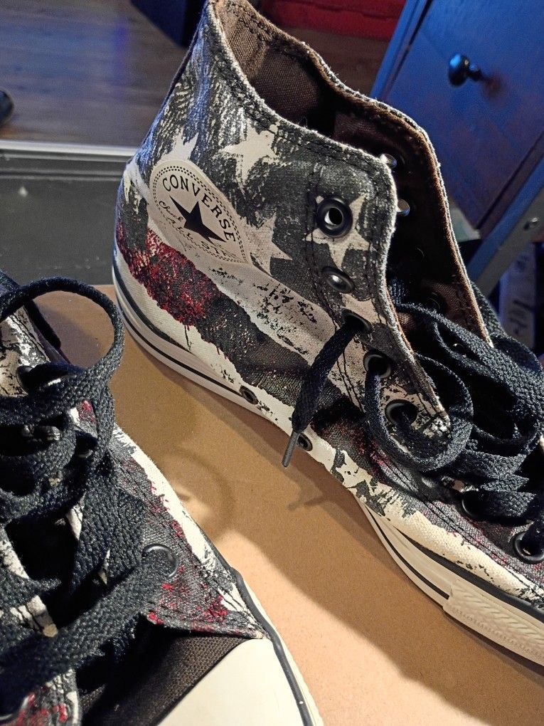 CHUCK TAYLOR ALL STAR HI DESTROYED FLAG USA