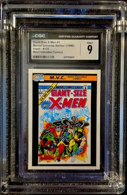 Marvel 1990 Universe: Giant Size X-men #1 🔑 #132 CGC GRADED MINT 🔥🔥🔥