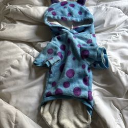 Monster Inc Sullivan Dog Hoodie: Cozy Pet Costume Size L