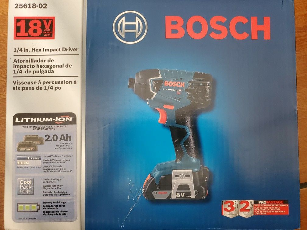 Bosch 1/4 Impact Driver Kit Cordless