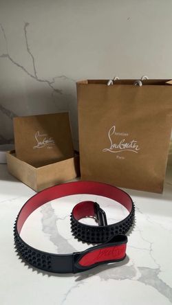 AUTHENTIC CHRISTIAN LOUBOUTIN BELT – BRAND NEW WITH RECEIPT