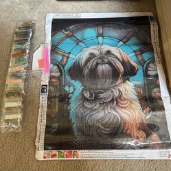 Dog Diamond Art Painting 20x30 cm 