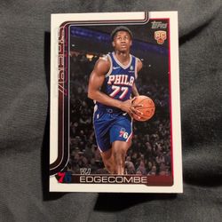 VJ Edgecombe Tomorrow Card