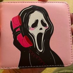 Pink Scream Wallet - New